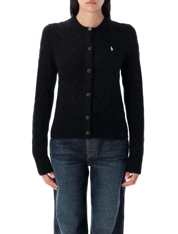 CABLE-KNIT WOOL-CASHMERE CARDIGAN made by Polo by Ralph Lauren
