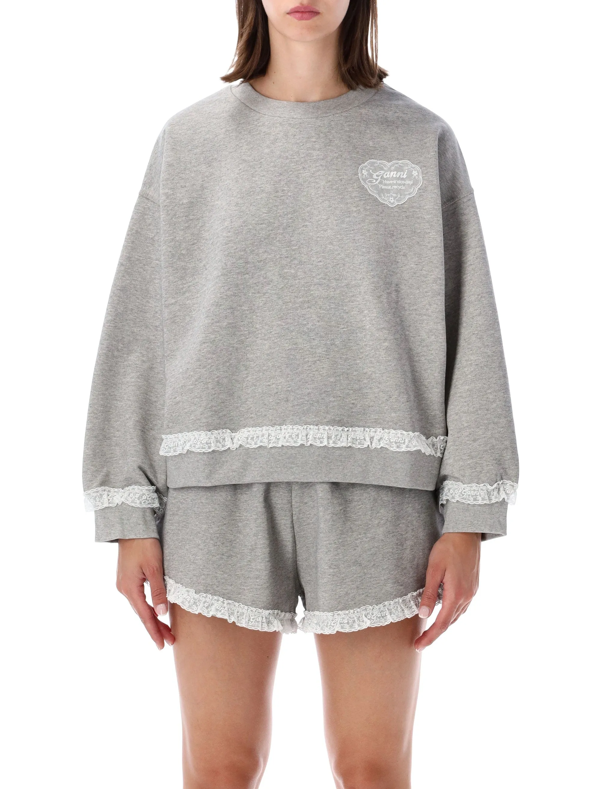 GANNI ISOLI LACE SWEATSHIRT sold by Lord & Taylor