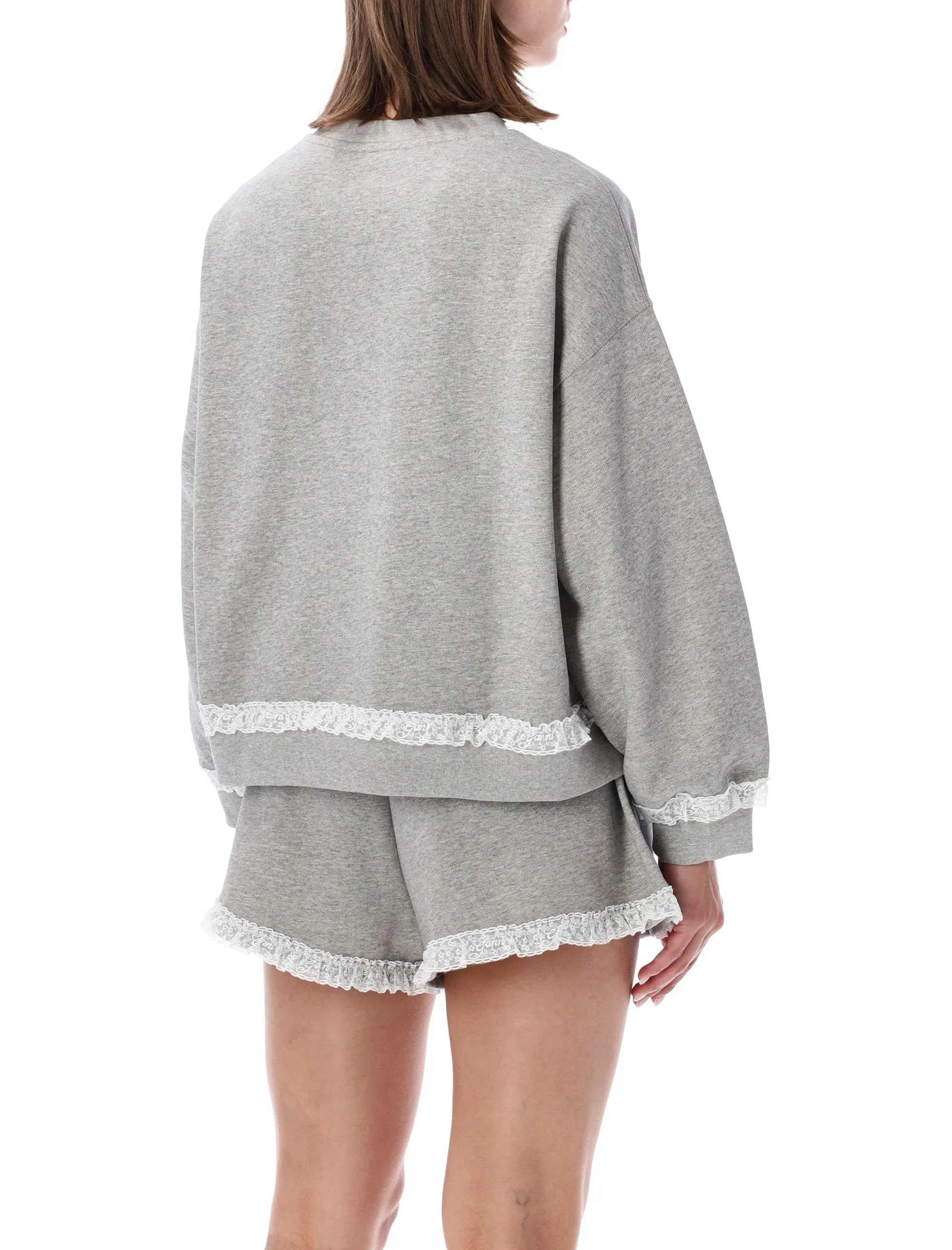 GANNI ISOLI LACE SWEATSHIRT sold by Lord & Taylor product image thumbnail 2