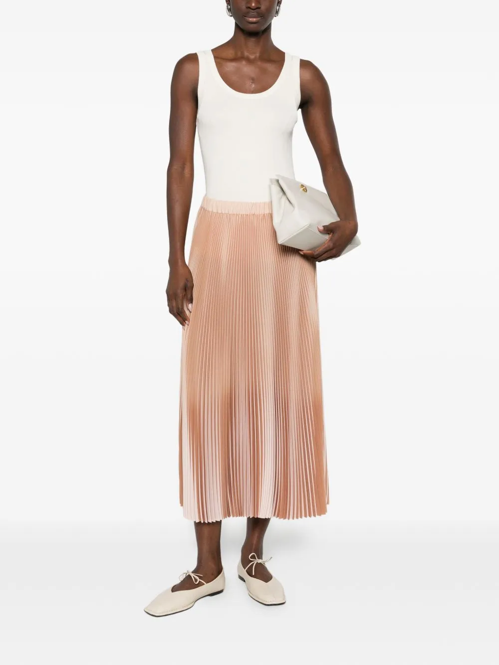 BEIGE SILK SKIRT sold by Lord & Taylor product image thumbnail 4