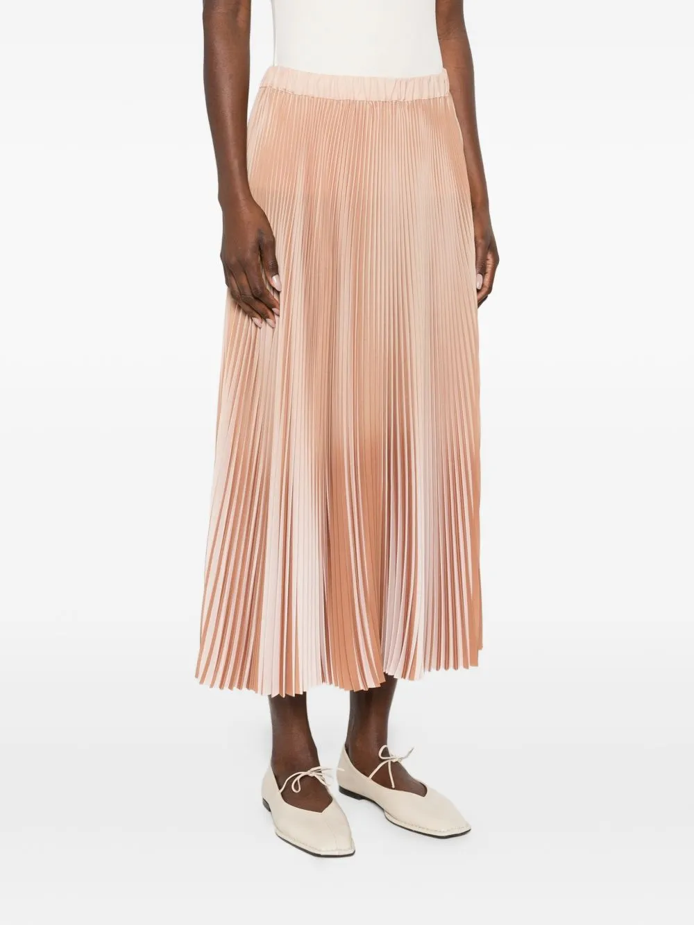 BEIGE SILK SKIRT sold by Lord & Taylor product image thumbnail 5