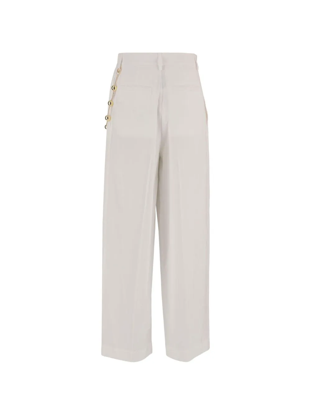 WHITE COTTON TROUSERS sold by Lord & Taylor product image thumbnail 3