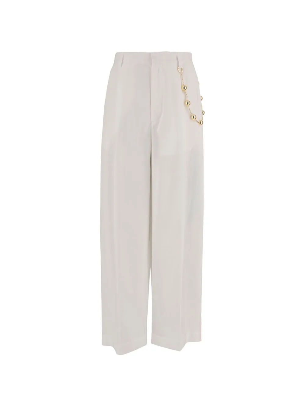 WHITE COTTON TROUSERS sold by Lord & Taylor product image thumbnail 4