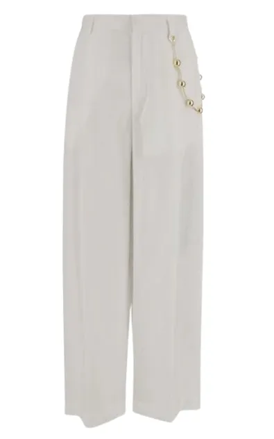 WHITE COTTON TROUSERS sold by Lord & Taylor