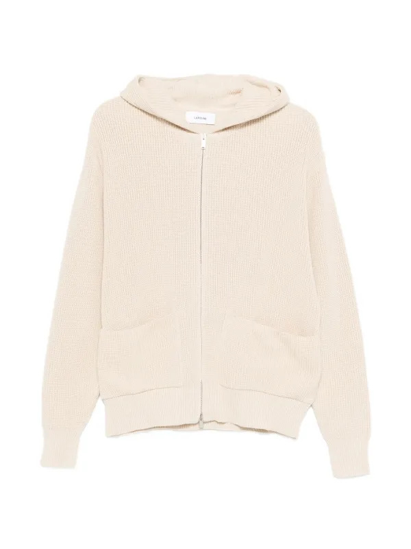 BEIGE WOOL SWEATER made by Lardini