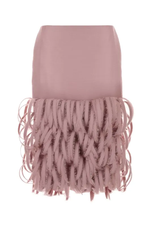 PINK WOOL BLEND SKIRT made by Balenciaga