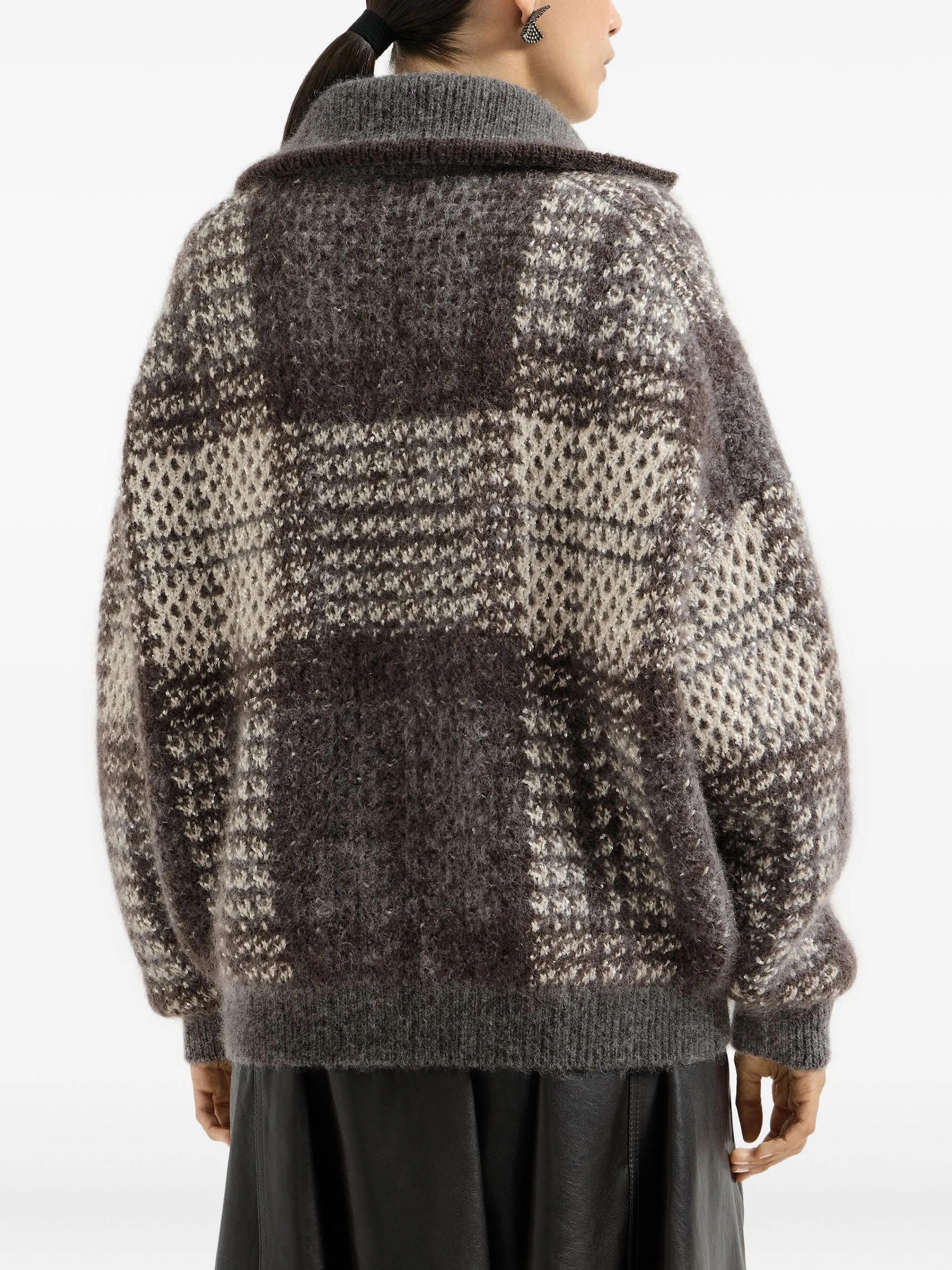 EMBROIDERED MOHAIR BLEND CARDIGAN sold by Lord & Taylor product image thumbnail 3