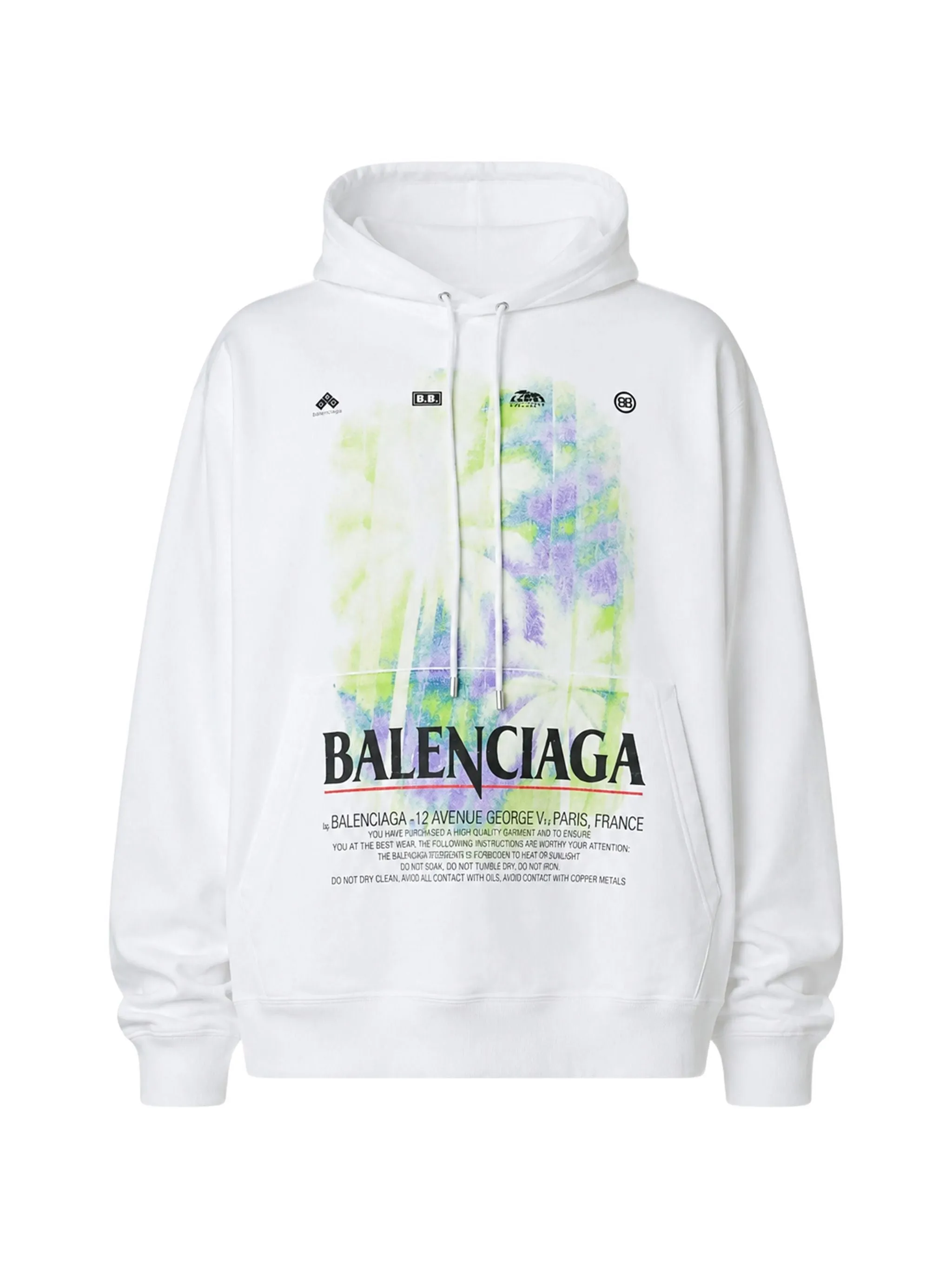 WHITE COTTON OVERSIZE SWEATSHIRT sold by Lord & Taylor