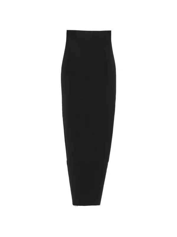 RAW-HEM MAXI SKIRT made by Rick Owens