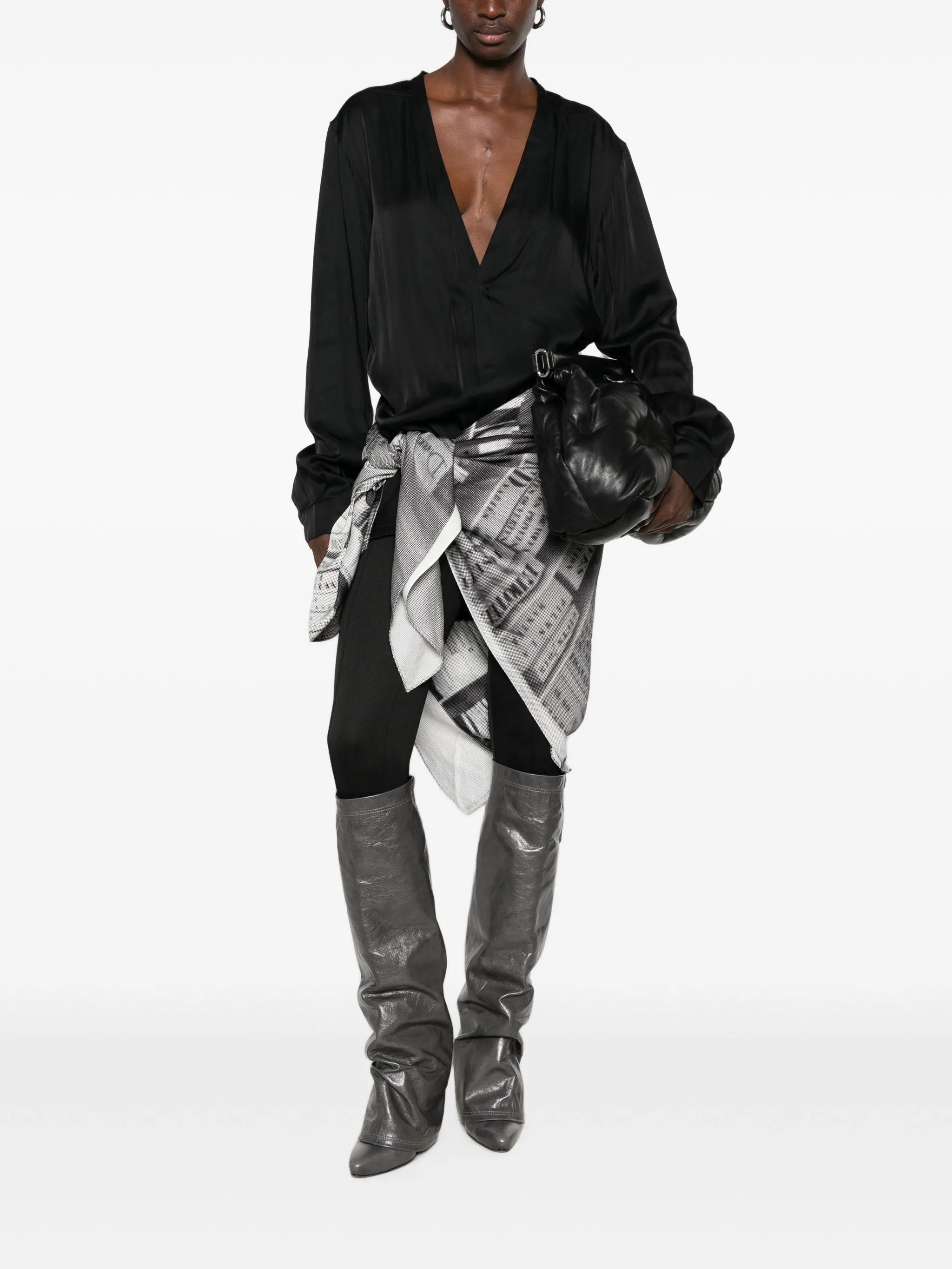 LARRY V-NECK BLOUSE sold by Lord & Taylor product image thumbnail 3