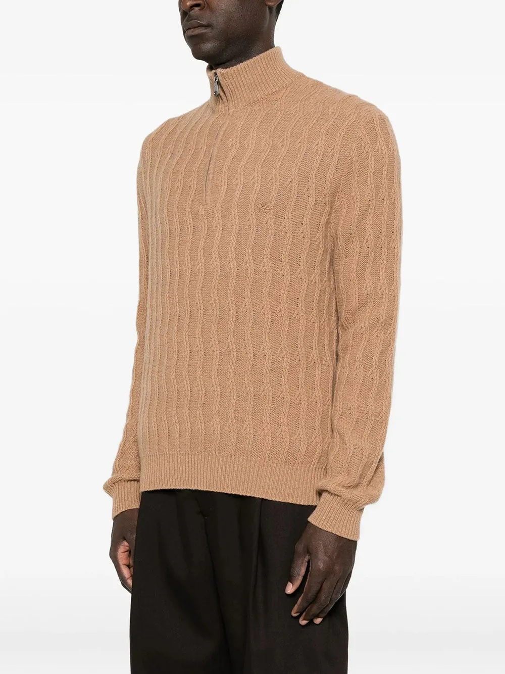 ROMA CASHMERE QUARTER-ZIP JUMPER sold by Lord & Taylor product image thumbnail 3