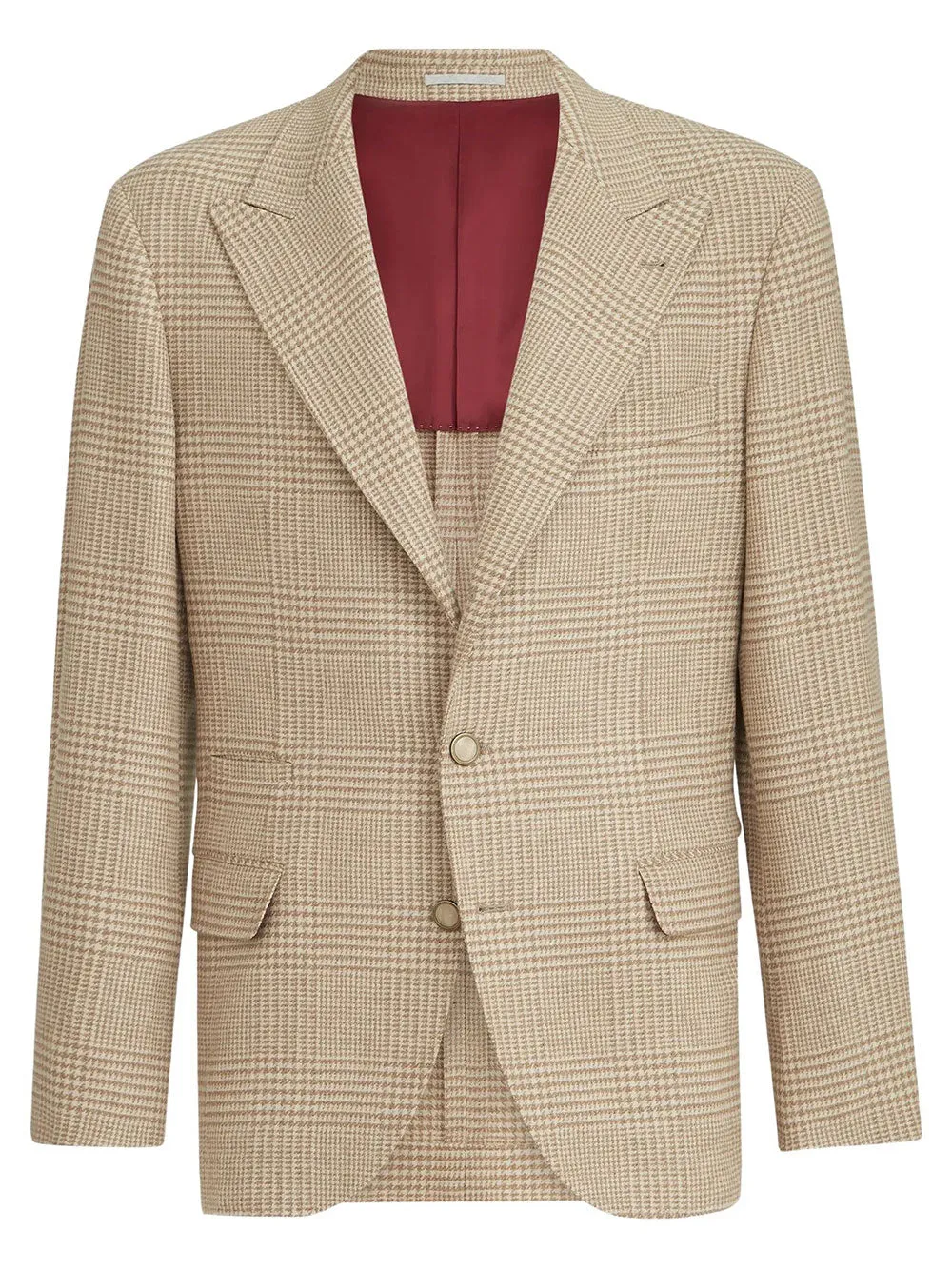 CASHMERE BLEND CHECKED SINGLE-BREASTED BLAZER sold by Lord & Taylor