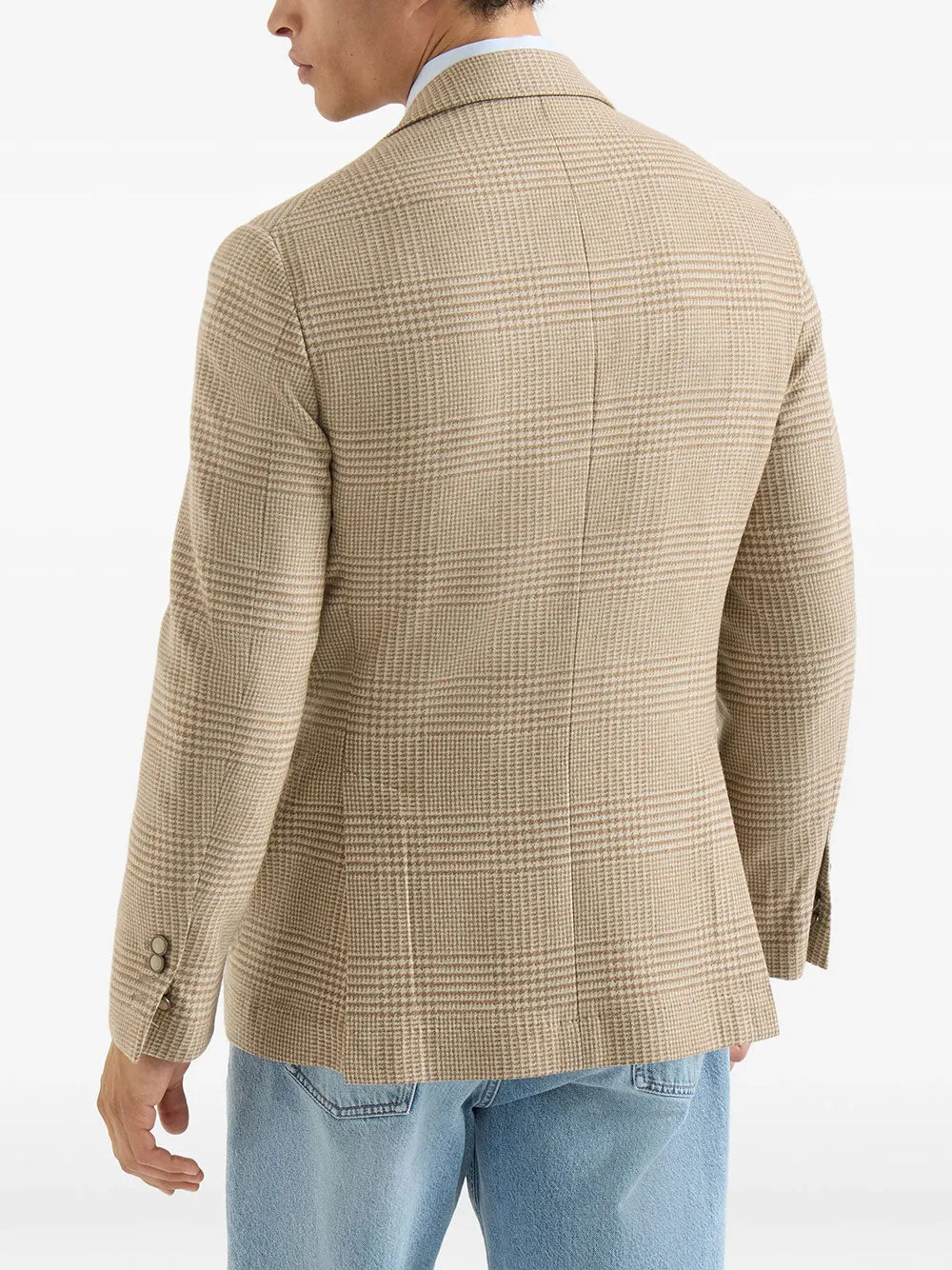 CASHMERE BLEND CHECKED SINGLE-BREASTED BLAZER sold by Lord & Taylor product image thumbnail 3
