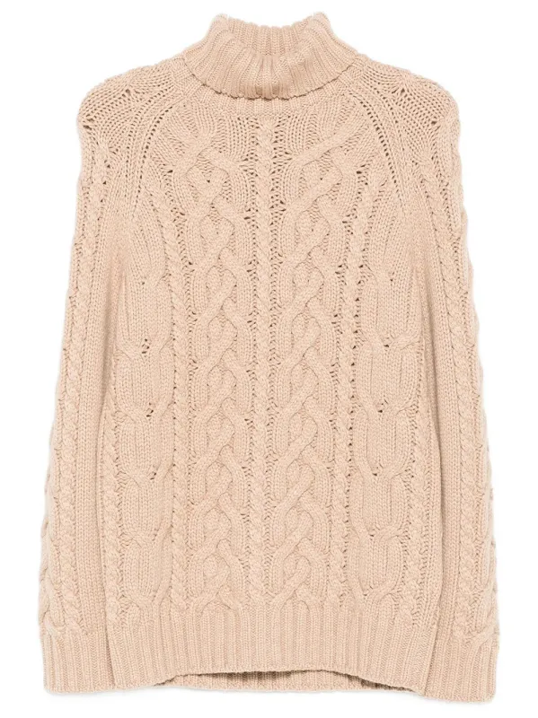 CABLE-KNIT ROLL-NECK CASHMERE SWEATER made by Brunello Cucinelli