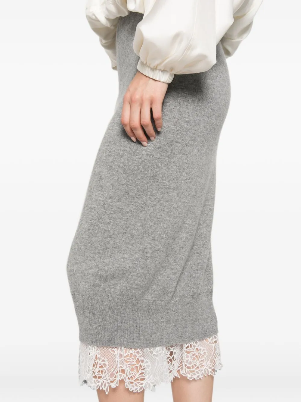 CASHMERE MIDI SKIRT sold by Lord & Taylor product image thumbnail 4