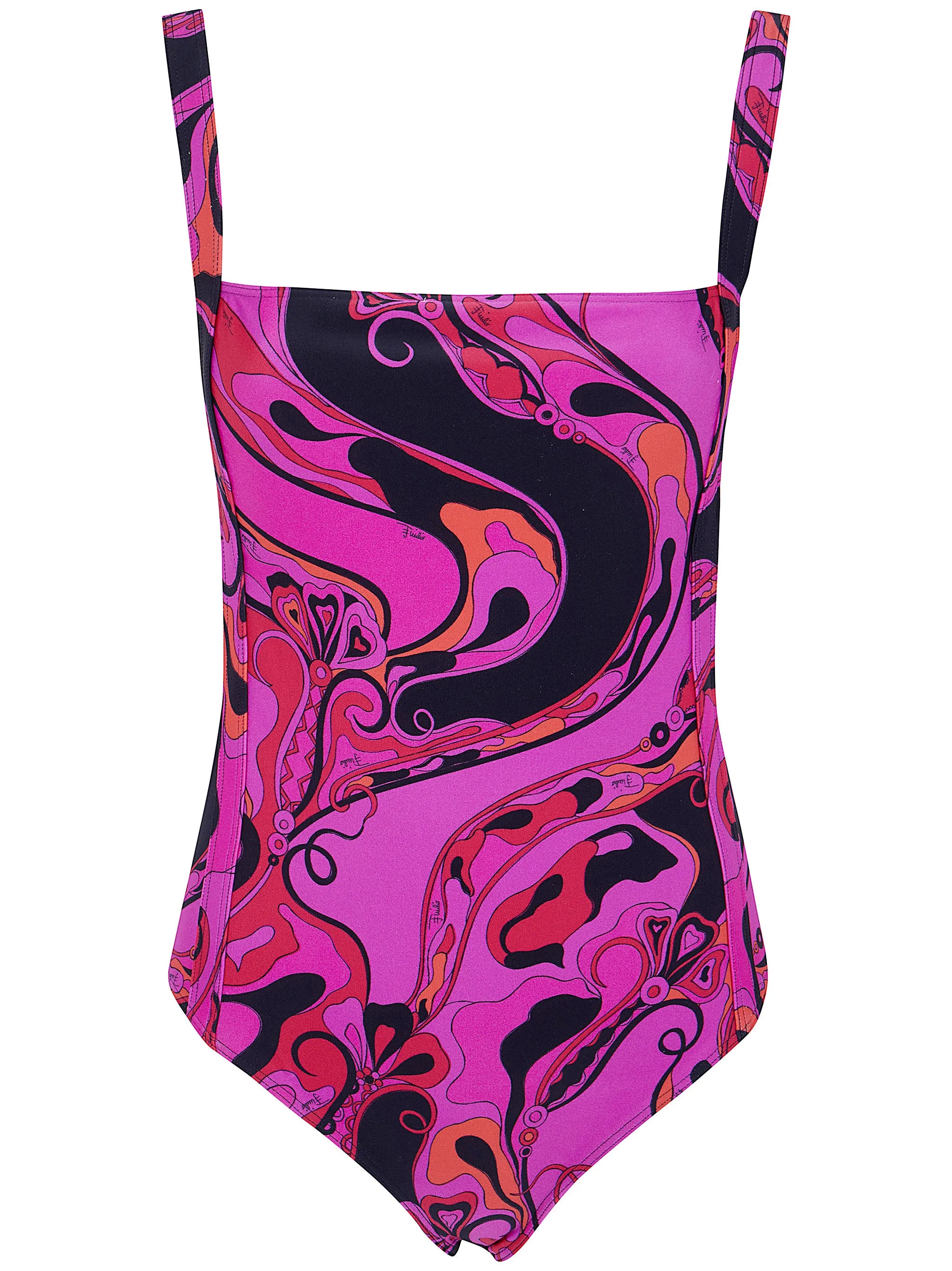 FUCHSIA BLACK POLYAMIDE ONE-PIECE sold by Lord & Taylor