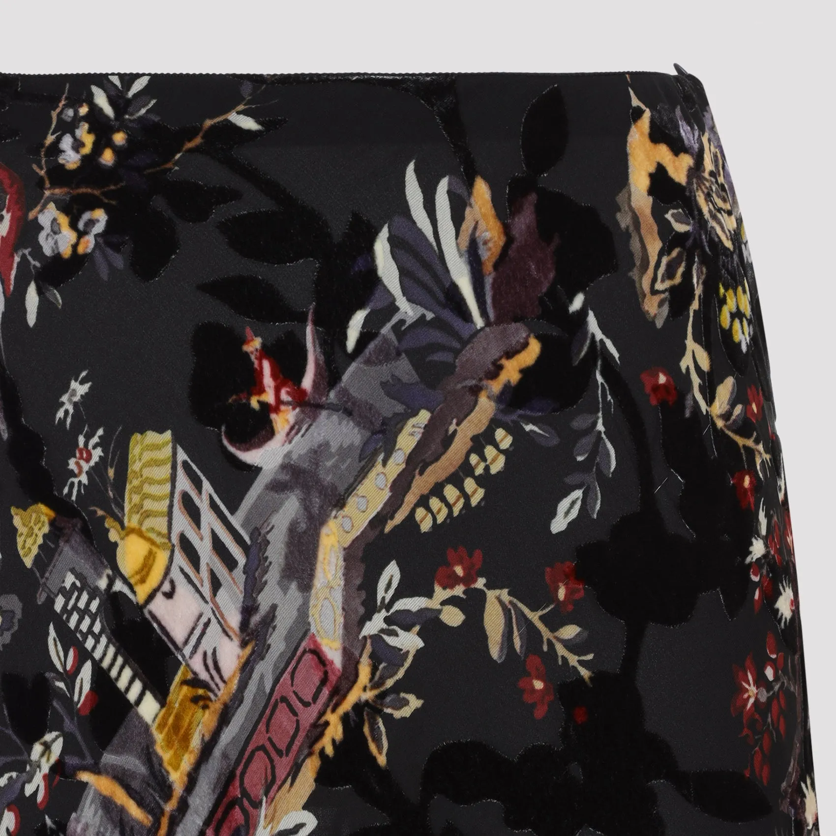 MULTICOLOR BLACK MIDI SKIRT sold by Lord & Taylor product image thumbnail 5