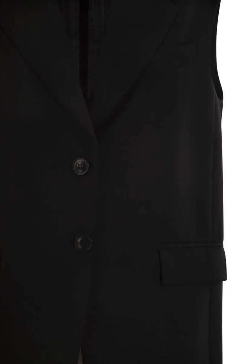 MSTQUASAR - SINGLE-BREASTED VIRGIN WOOL TAILORED WAISTCOAT sold by Lord & Taylor product image thumbnail 4
