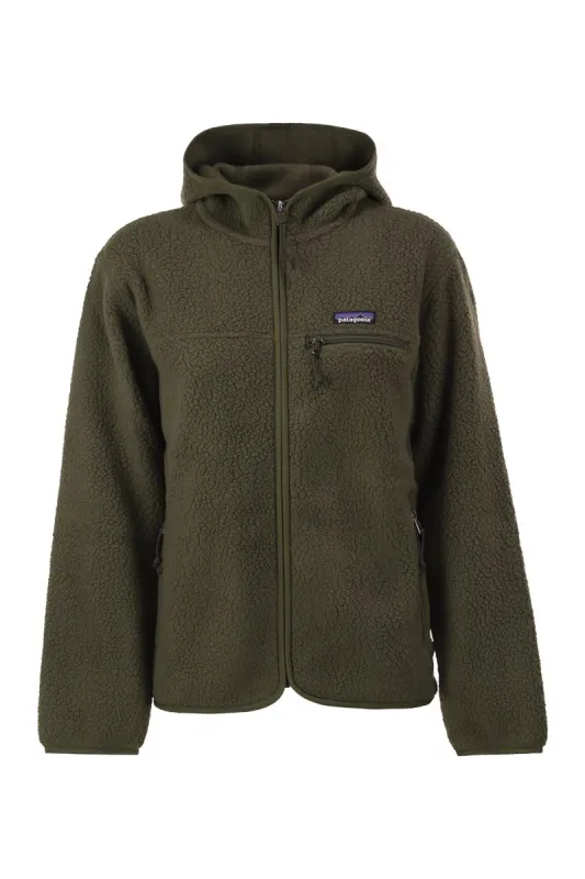 RECYCLED TEDDY FLEECE HOODED JACKET made by Patagonia