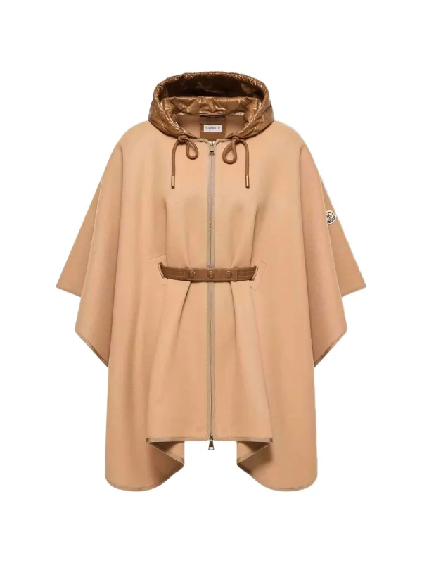 PADDED WOOL-BLEND CAPE made by Moncler