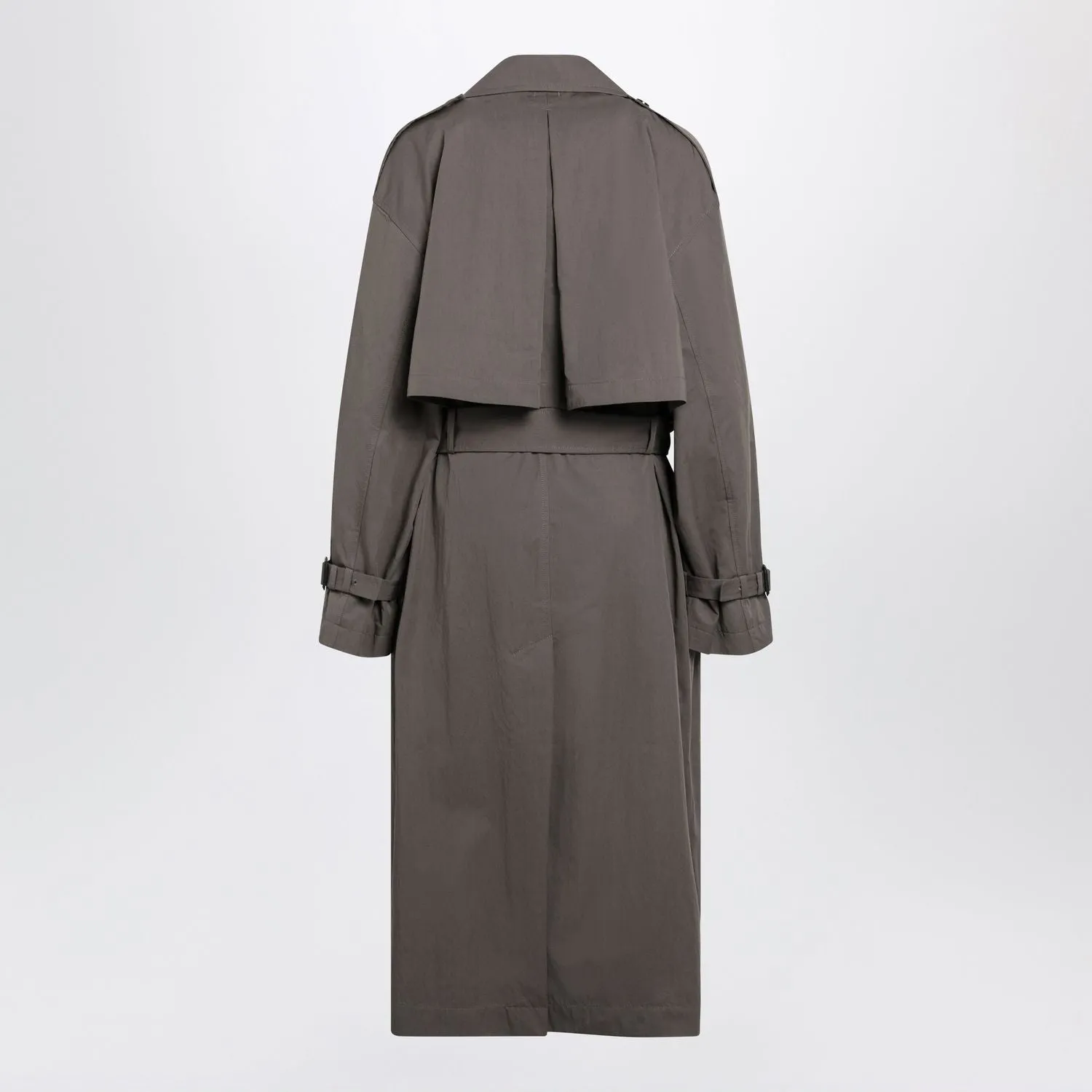 TAUPE DOUBLEBREASTED COTTONBLEND TRENCH COAT sold by Lord & Taylor product image thumbnail 2