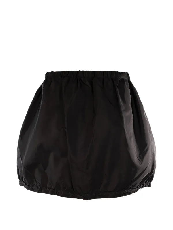 MINI ZIP-UP BUBBLE-HEM SKIRT made by Prada