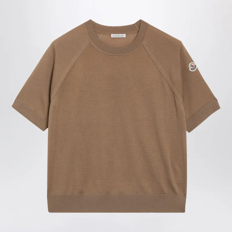 RAGLAN-SLEEVE WOOL T-SHIRT made by Moncler
