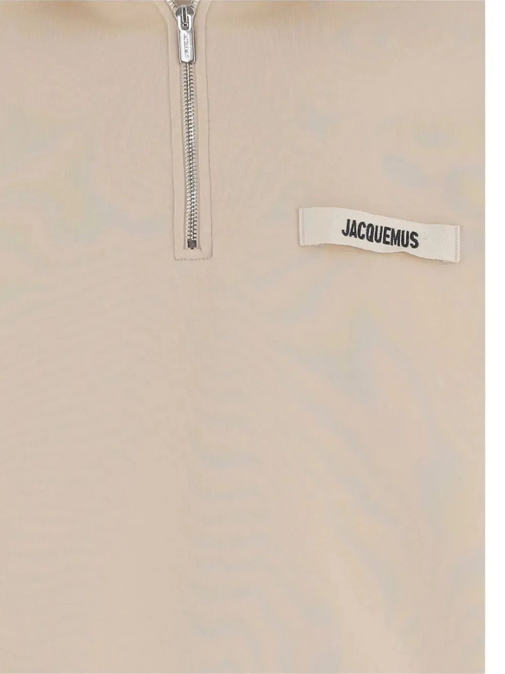 BEIGE HALFZIP SWEATSHIRT WITH GROSGRAIN LOGO sold by Lord & Taylor product image thumbnail 3