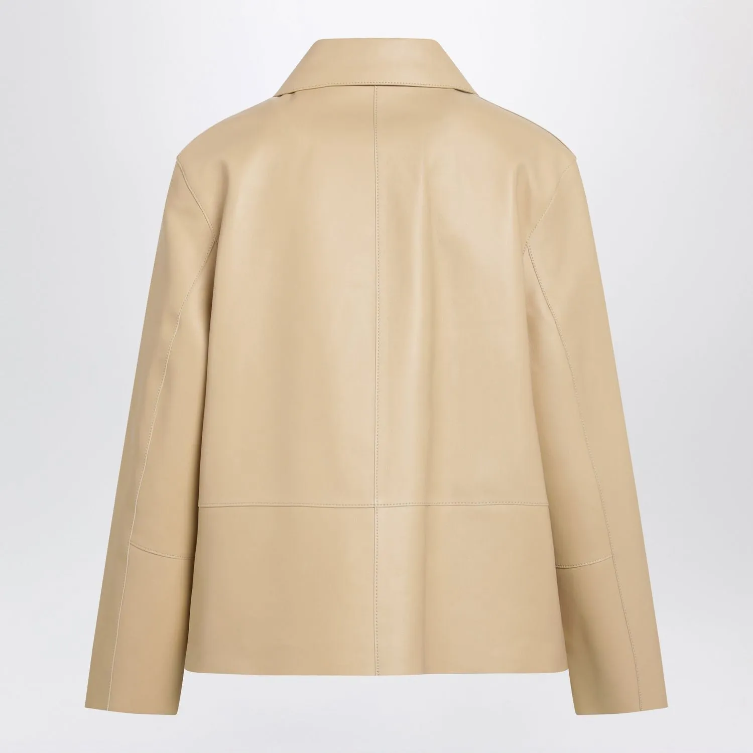 LIGHT BEIGE LAMB LEATHER JACKET sold by Lord & Taylor product image thumbnail 2