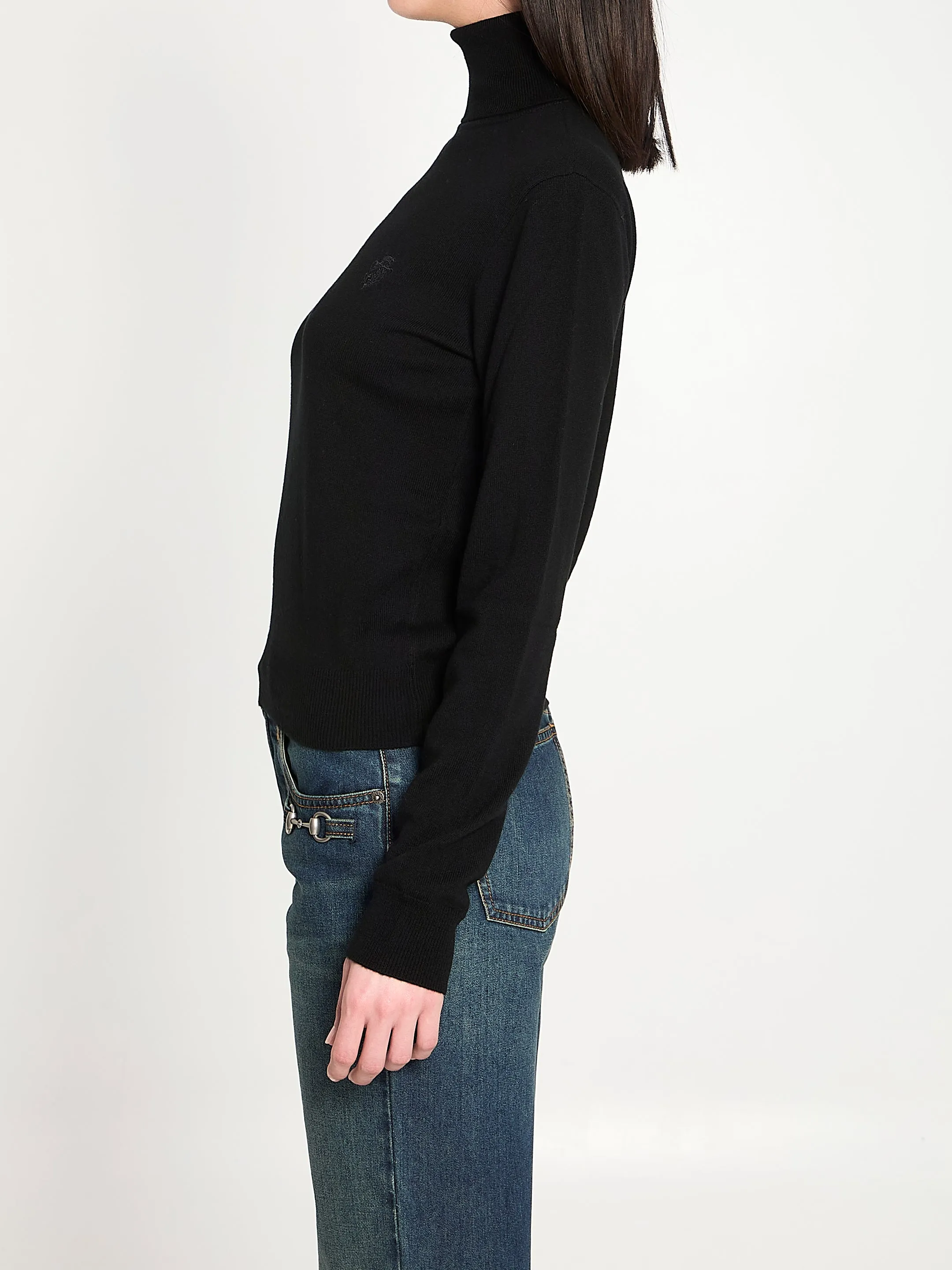 EMBROIDERY TURTLENECK SWEATER sold by Lord & Taylor product image thumbnail 3
