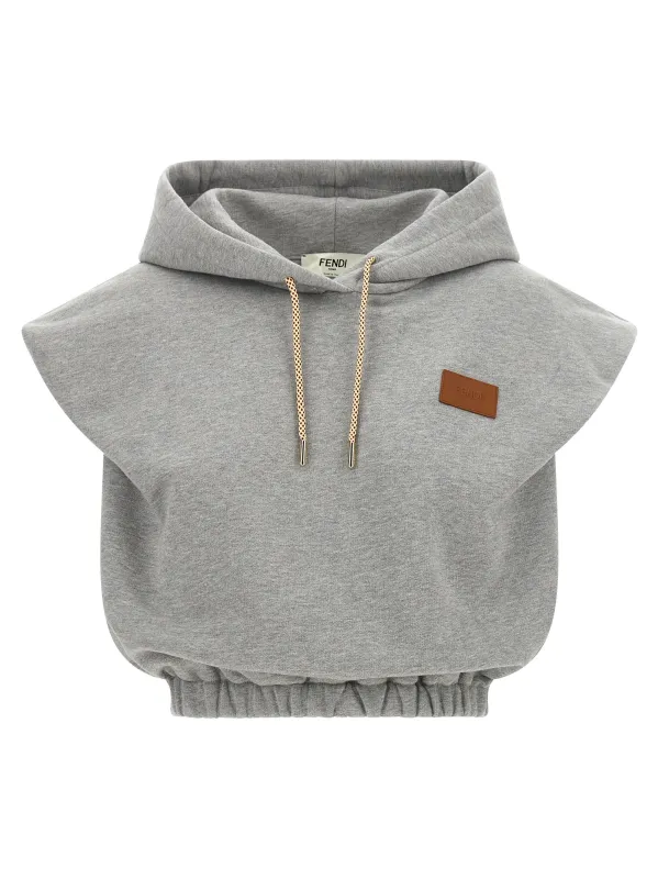 'Essentia' sweatshirt top made by Fendi