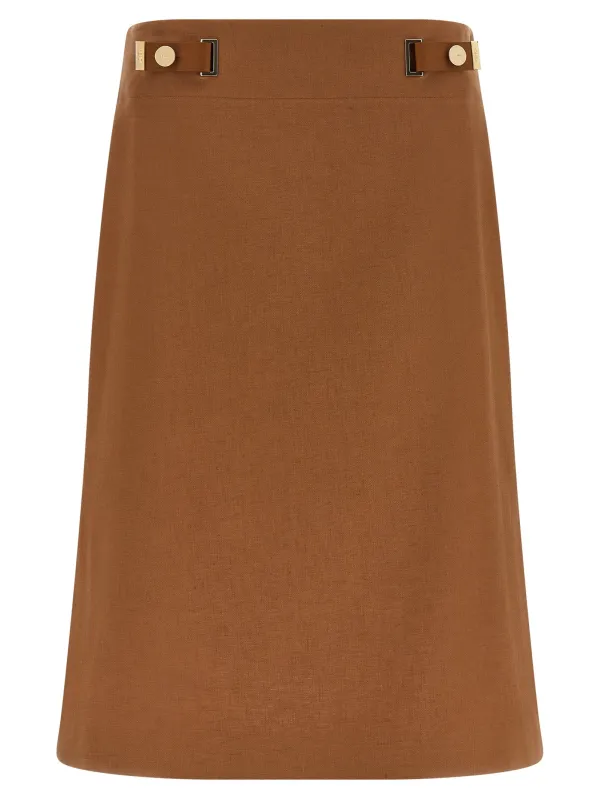 'New Linen' skirt made by Fendi