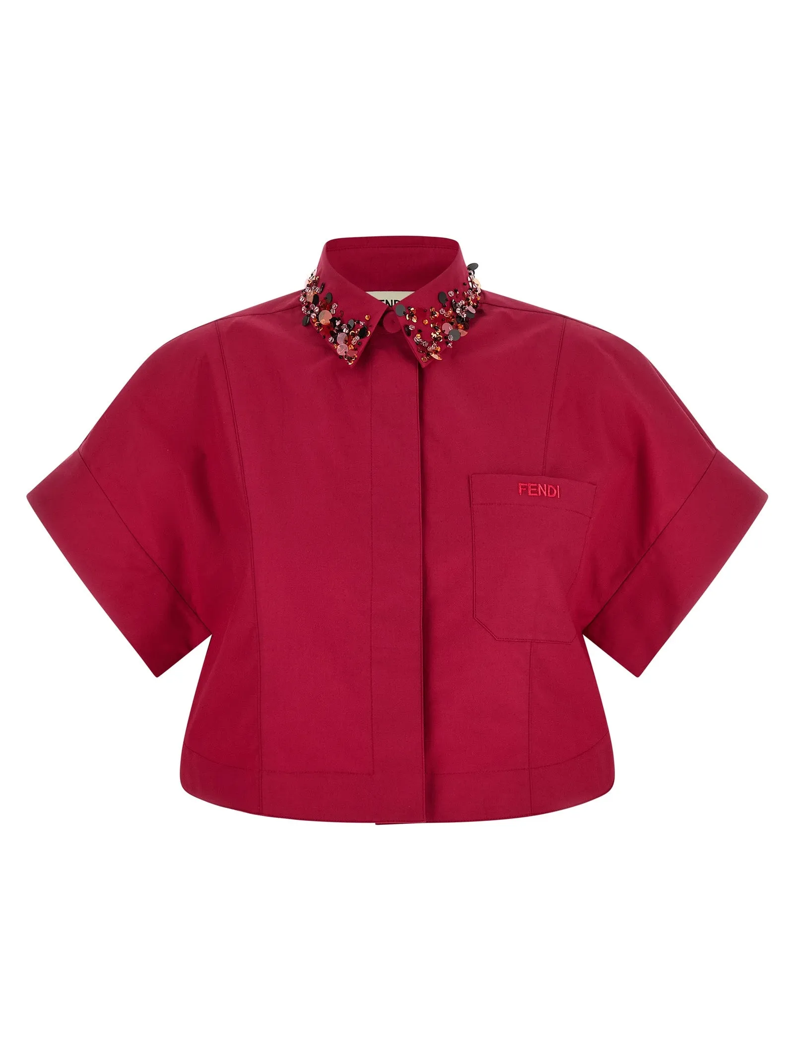 Shirt with embroidery sold by Lord & Taylor