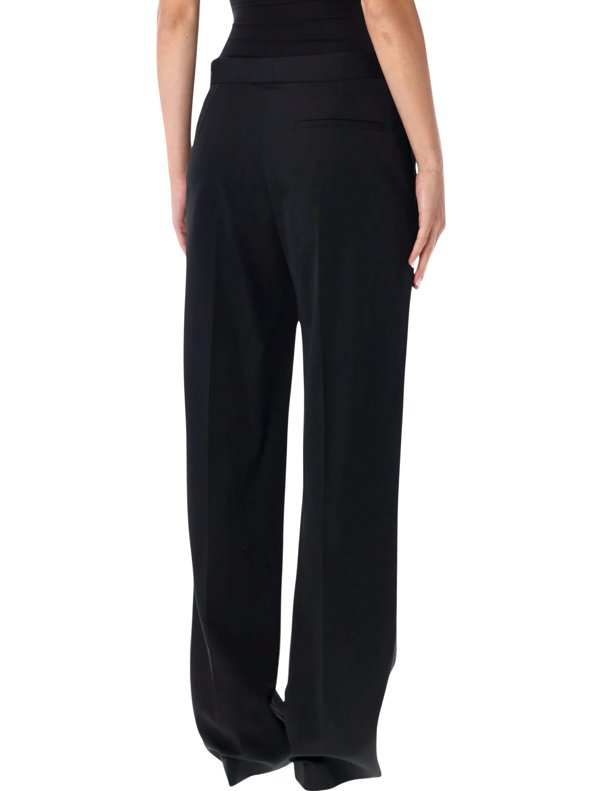 STELLA MCCARTNEY PLEATED STRAIGHT WOOL TROUSERS sold by Lord & Taylor product image thumbnail 2