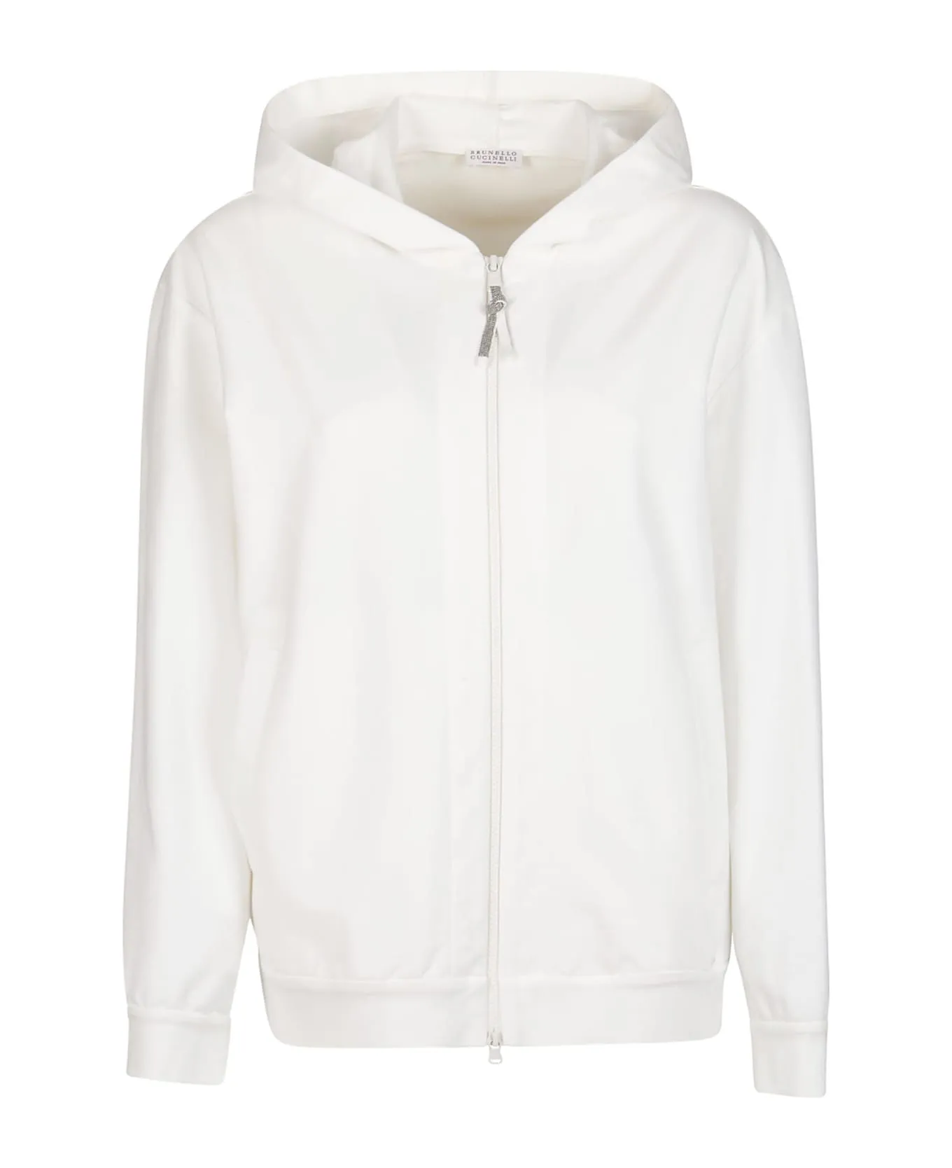 BRUNELLO CUCINELLI WOMEN'S NATURAL COTTON ZIP HOODIE sold by Lord & Taylor product image thumbnail 2