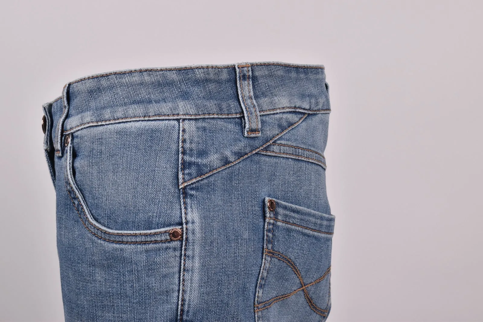 BRUNELLO CUCINELLI WOMEN'S LIGHT BLUE DENIM TROUSERS sold by Lord & Taylor product image thumbnail 3