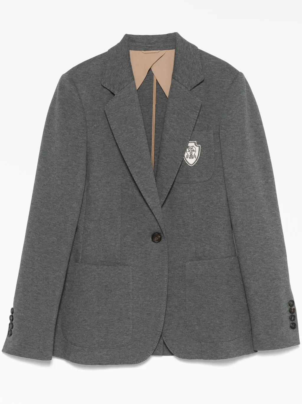 BRUNELLO CUCINELLI WOMEN'S GREY TAILORED COTTON JACKET sold by Lord & Taylor