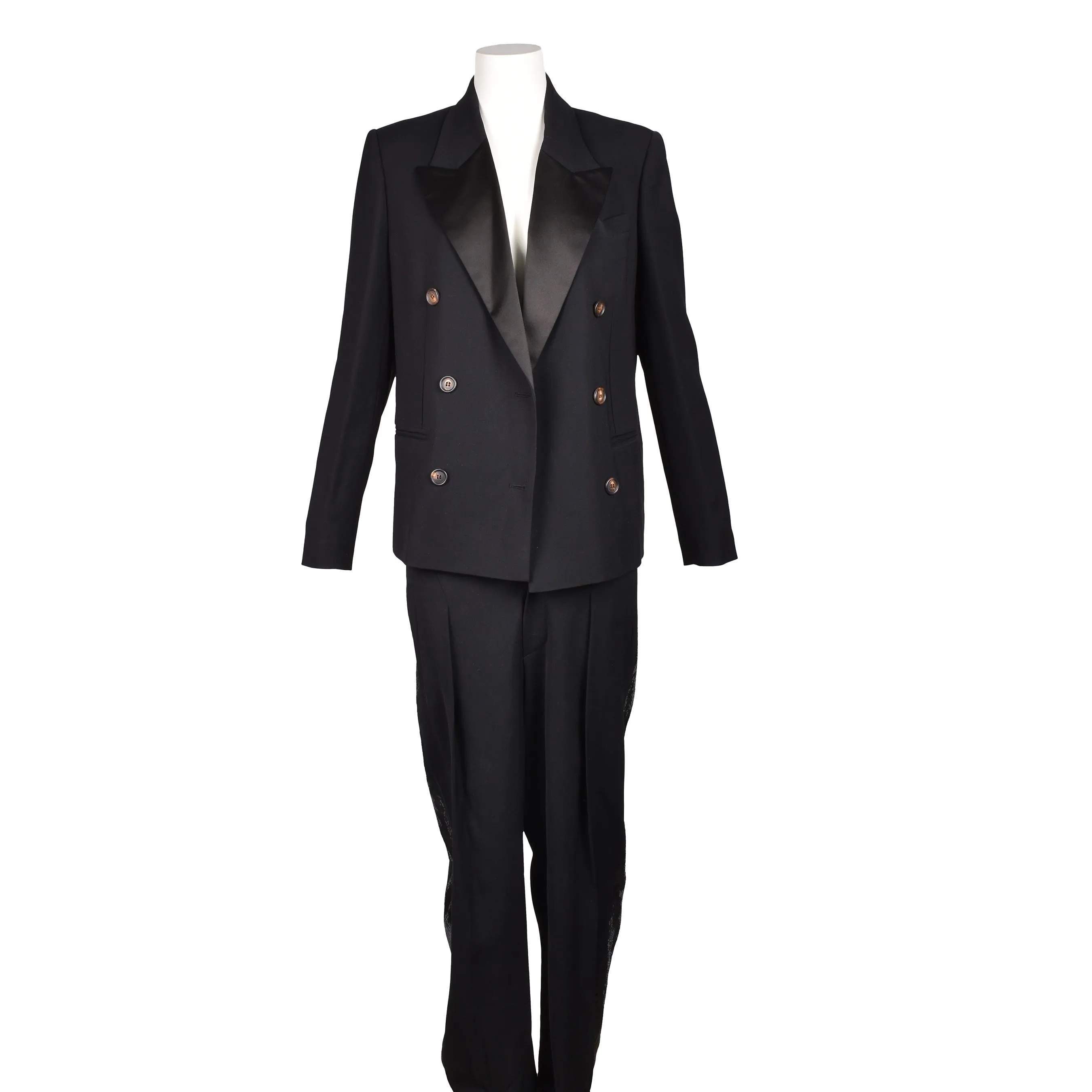 BRUNELLO CUCINELLI WOMEN'S BLACK WOOL TAILORED SUIT sold by Lord & Taylor