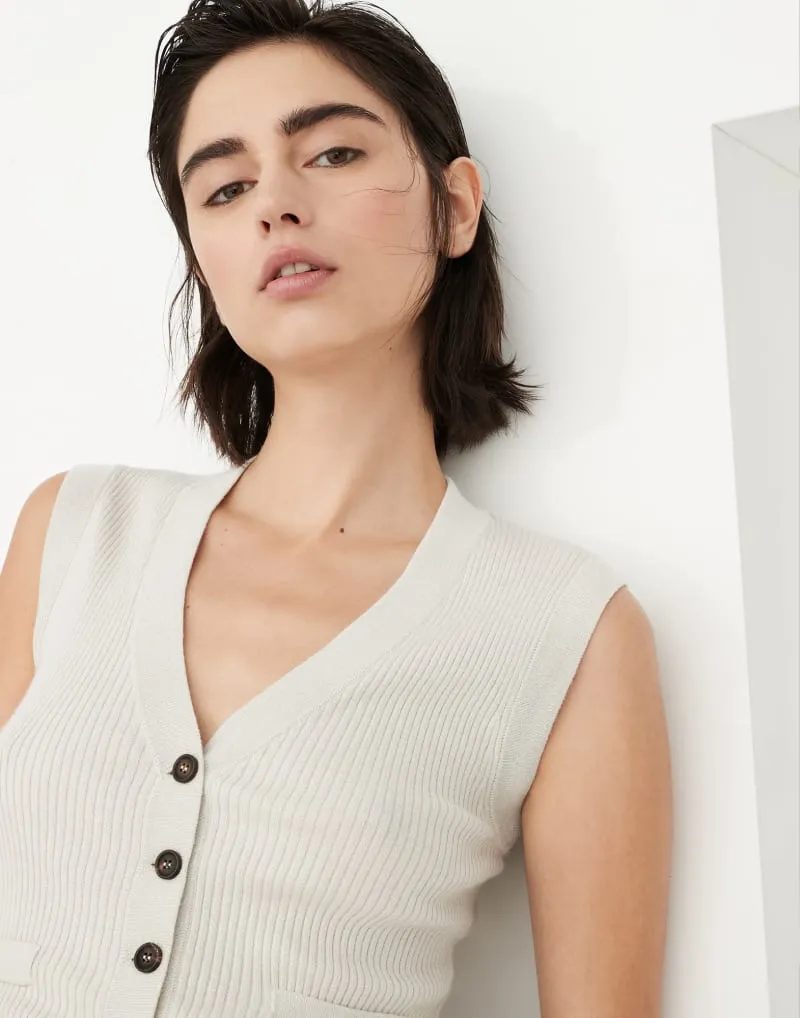 BRUNELLO CUCINELLI WOMEN'S WARM WHITE WOOL BLEND SHIRT sold by Lord & Taylor product image thumbnail 3