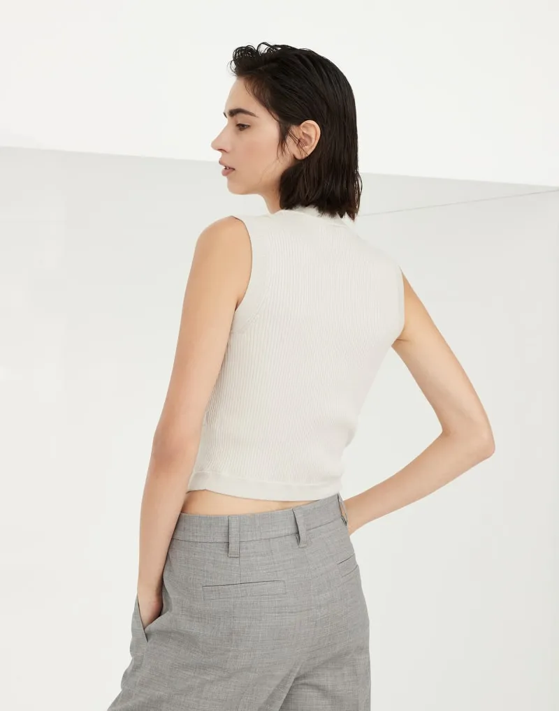 BRUNELLO CUCINELLI WOMEN'S WARM WHITE WOOL BLEND SHIRT sold by Lord & Taylor product image thumbnail 2
