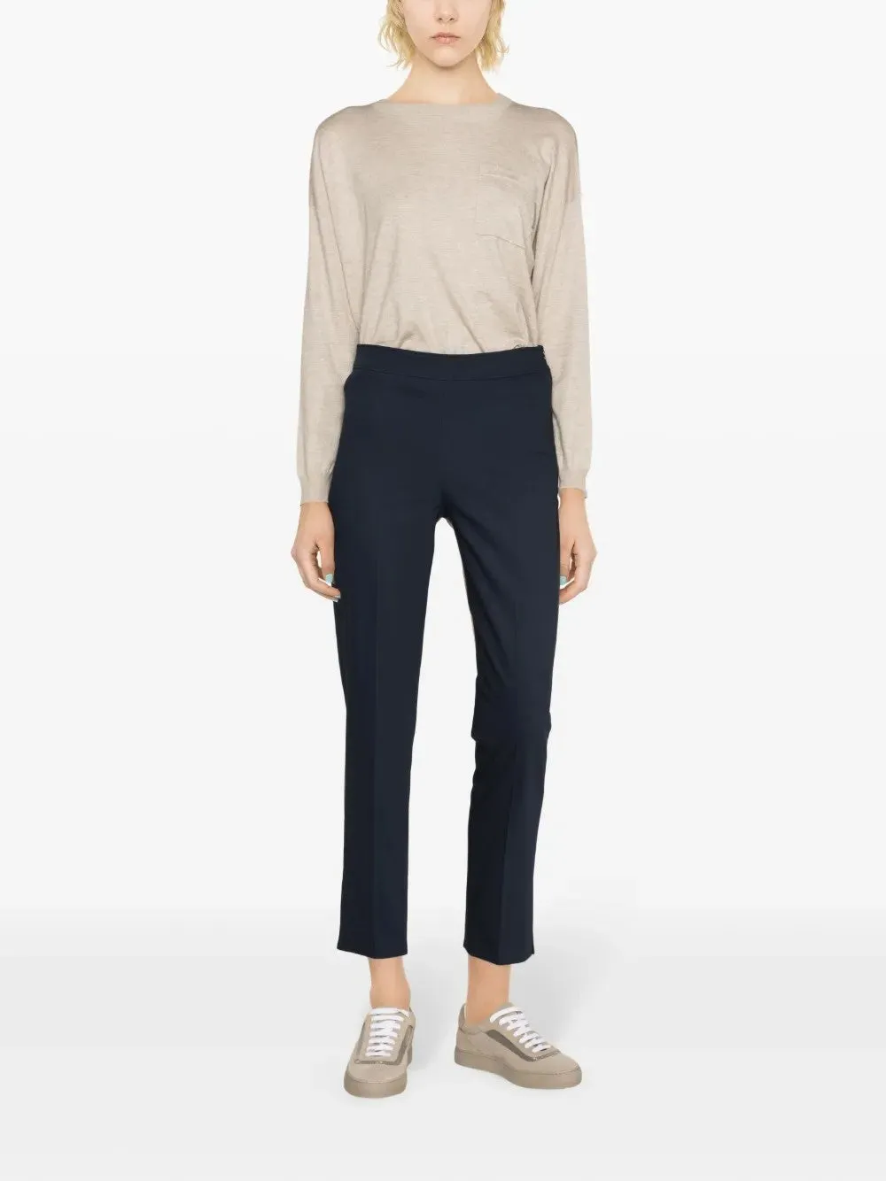BRUNELLO CUCINELLI WOMEN'S NIGHT SKY TAILORED STRAIGHT LEG TROUSERS WITH SIDE SLITS sold by Lord & Taylor product image thumbnail 2