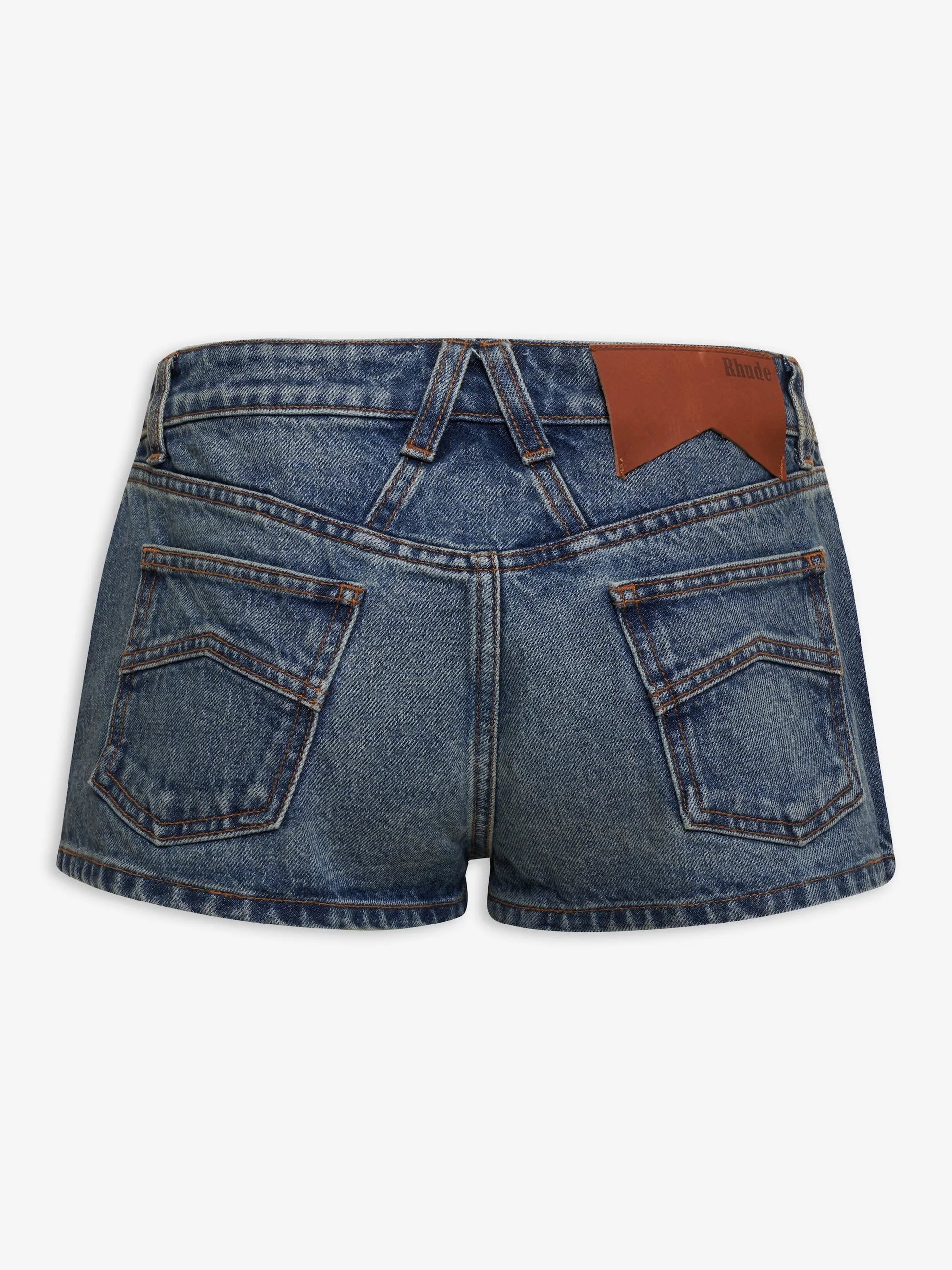RHUDE WOMEN'S DARK INDIGO LOW-WAIST DENIM SHORTS sold by Lord & Taylor product image thumbnail 2