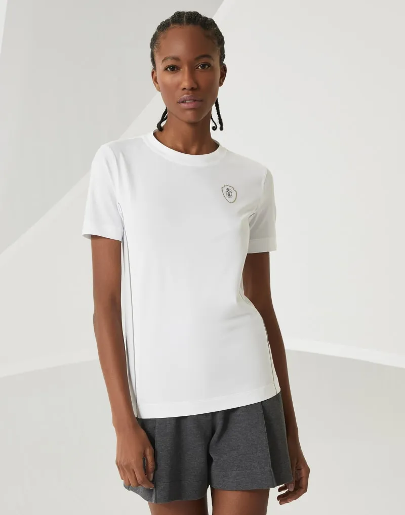 BRUNELLO CUCINELLI WOMEN'S WHITE STRETCH FITTED SHIRT sold by Lord & Taylor product image thumbnail 2