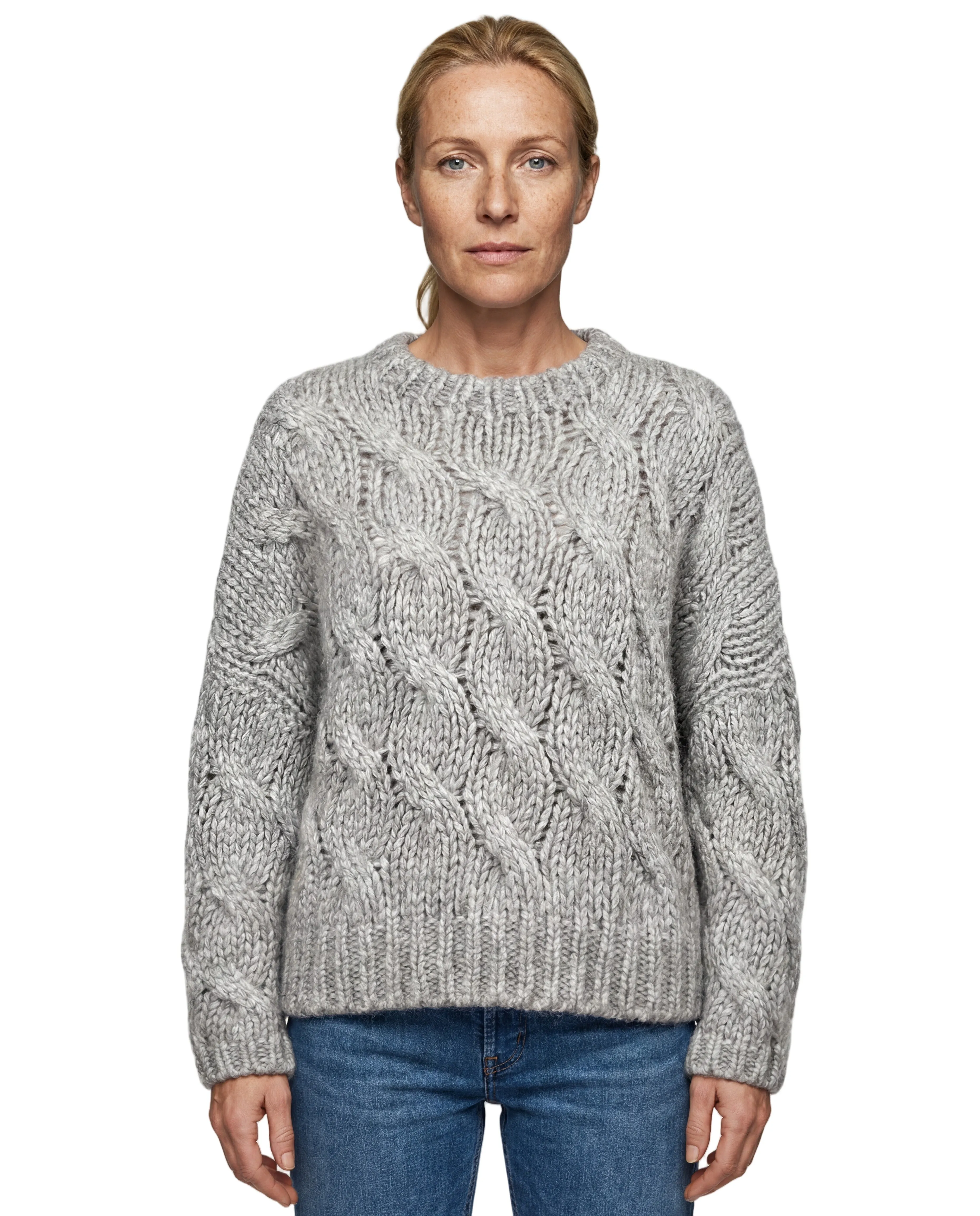 BRUNELLO CUCINELLI WOMEN'S LIGHT GREY WOOL SWEATER sold by Lord & Taylor product image thumbnail 4