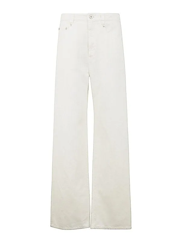 BRUNELLO CUCINELLI WOMEN'S NATURALE COTTON LINEN WIDE LEG TROUSERS made by Brunello Cucinelli