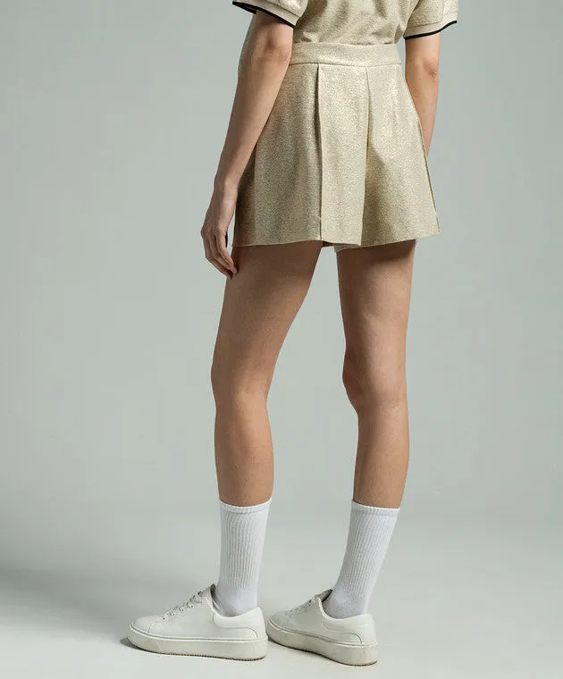 BRUNELLO CUCINELLI WOMEN'S LIGHT GOLD LINEN SHORTS sold by Lord & Taylor product image thumbnail 2