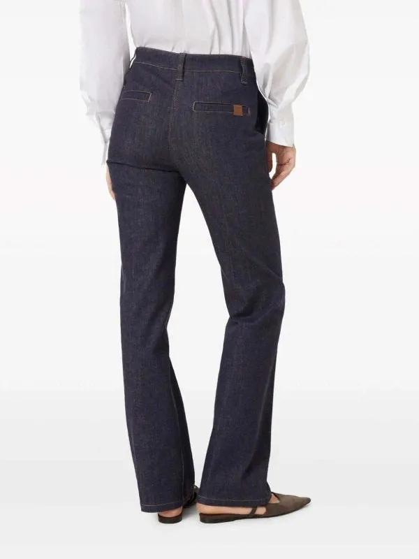 BRUNELLO CUCINELLI WOMEN'S DARK BLUE FLARED TROUSERS sold by Lord & Taylor product image thumbnail 4