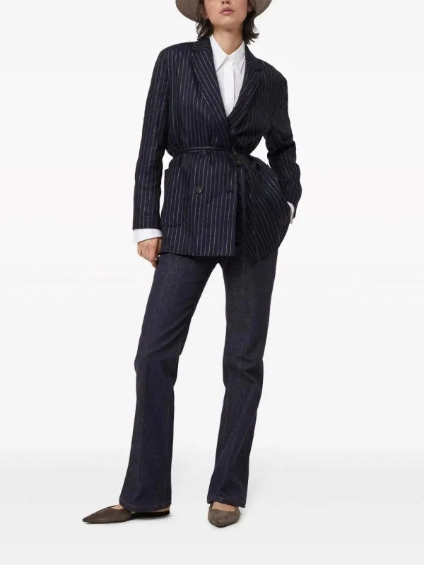 BRUNELLO CUCINELLI WOMEN'S DARK BLUE FLARED TROUSERS sold by Lord & Taylor product image thumbnail 2