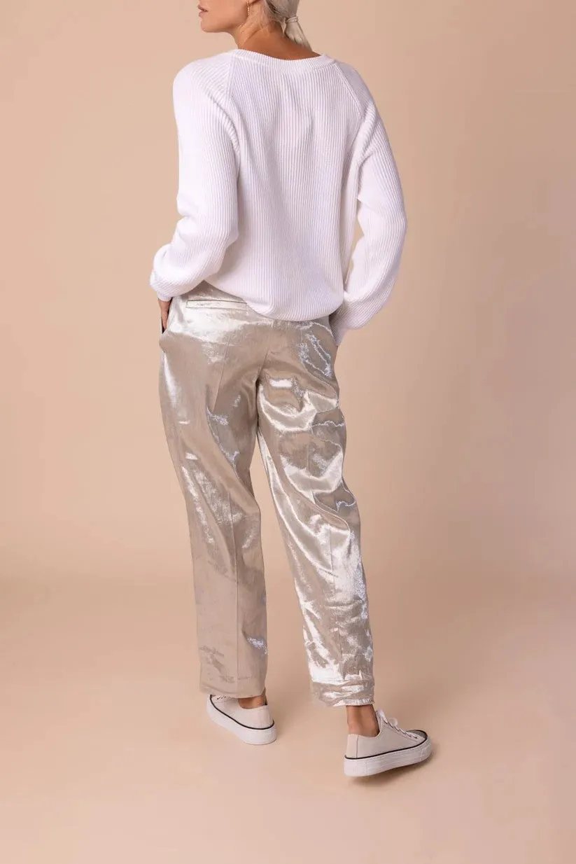 BRUNELLO CUCINELLI WOMEN'S LIGHT BEIGE LINEN TROUSERS sold by Lord & Taylor product image thumbnail 3