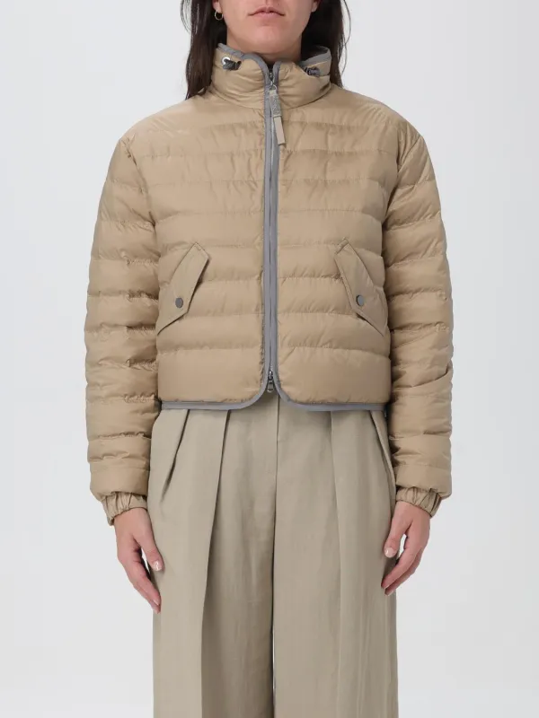 BRUNELLO CUCINELLI WOMEN'S KAMUT QUILTED CROPPED JACKET made by Brunello Cucinelli